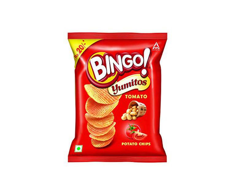 Bingo Yumitos Potato Chips Tomato 52gm
