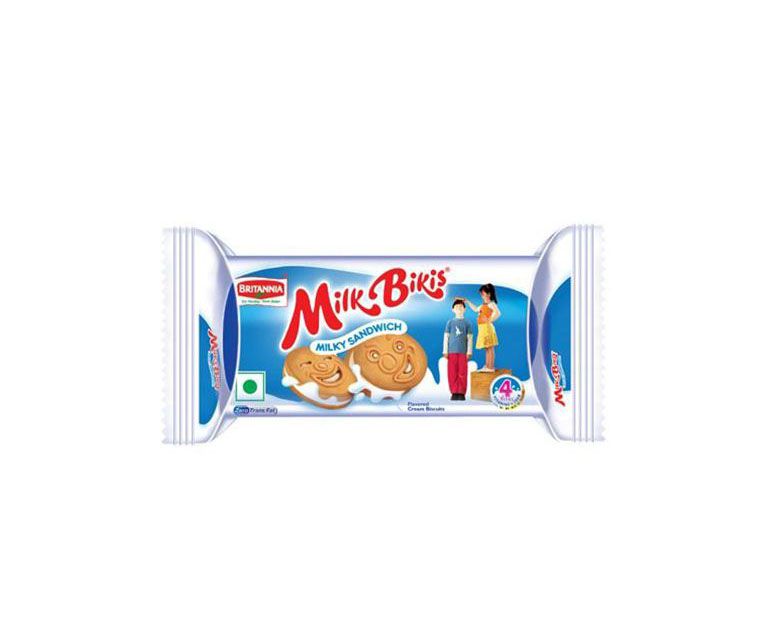 Britannia Milk Bikis Milk Cream Biscuits 73gm