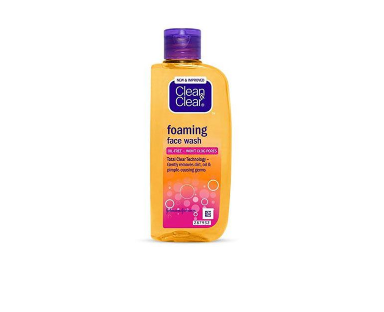 clean & clear foaming face wash 100ml