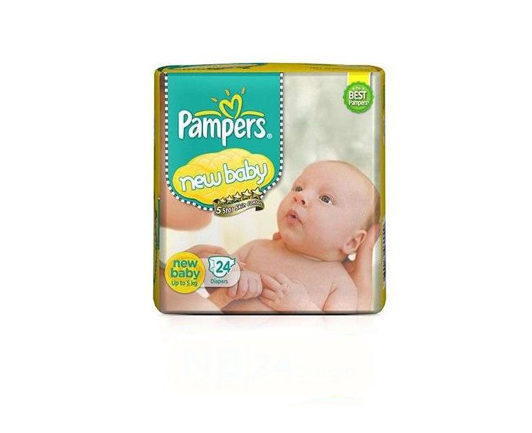 Pampers New Baby upto 5 kg 24pcs